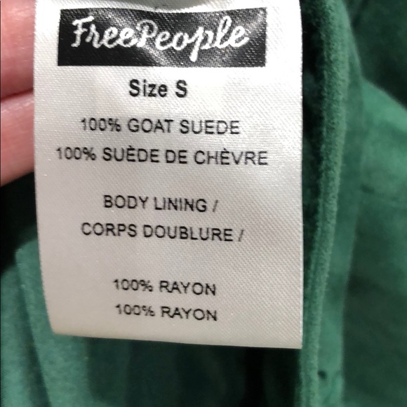 Gorgeous Free People green suede dress-🌟🌟 - Picture 6 of 7